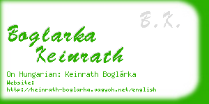 boglarka keinrath business card